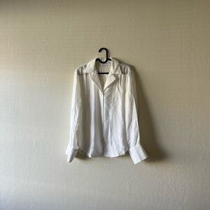 Sheer Button Down Blouse